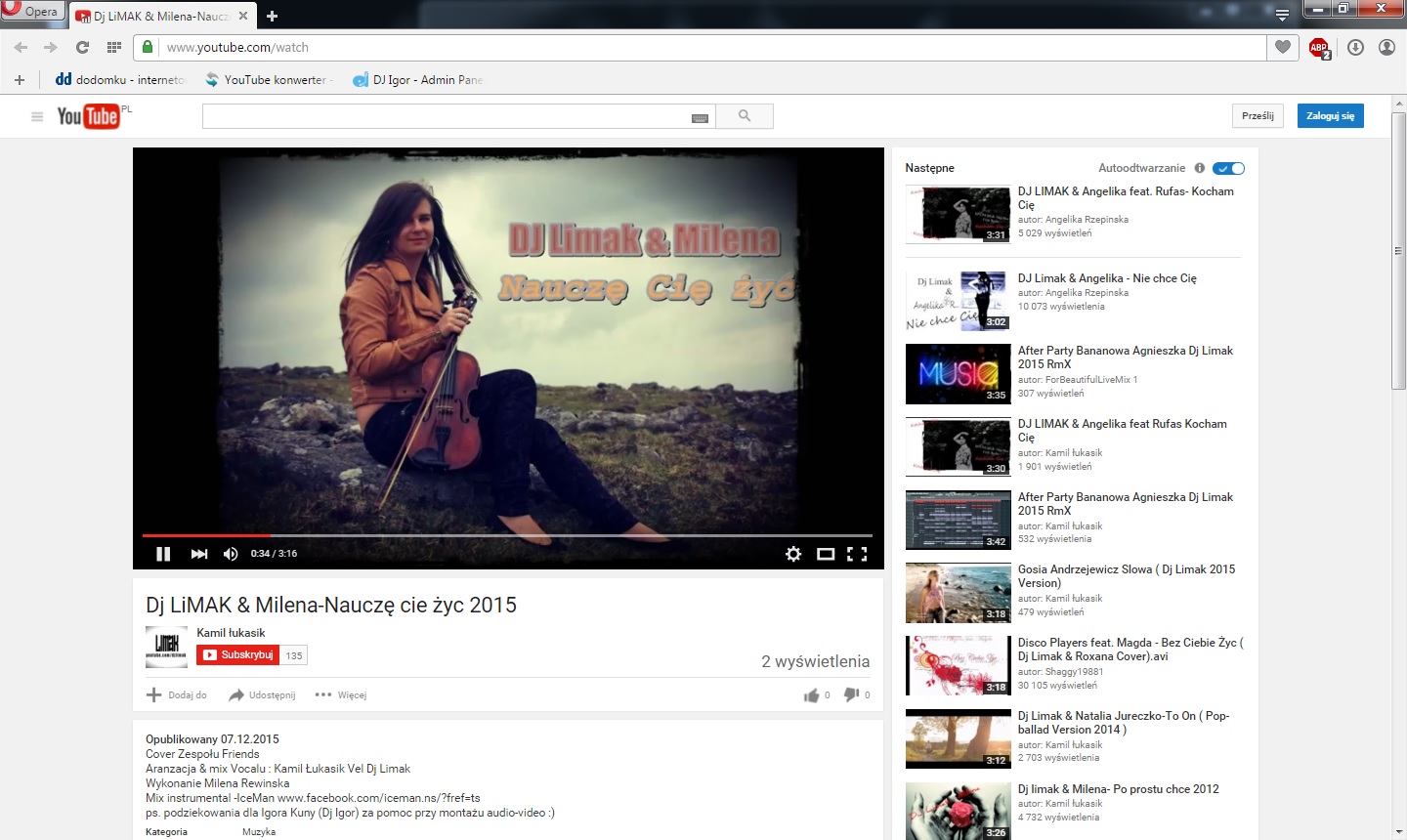 Realizacja, Montaż Audio-Video dla DJa Limaka